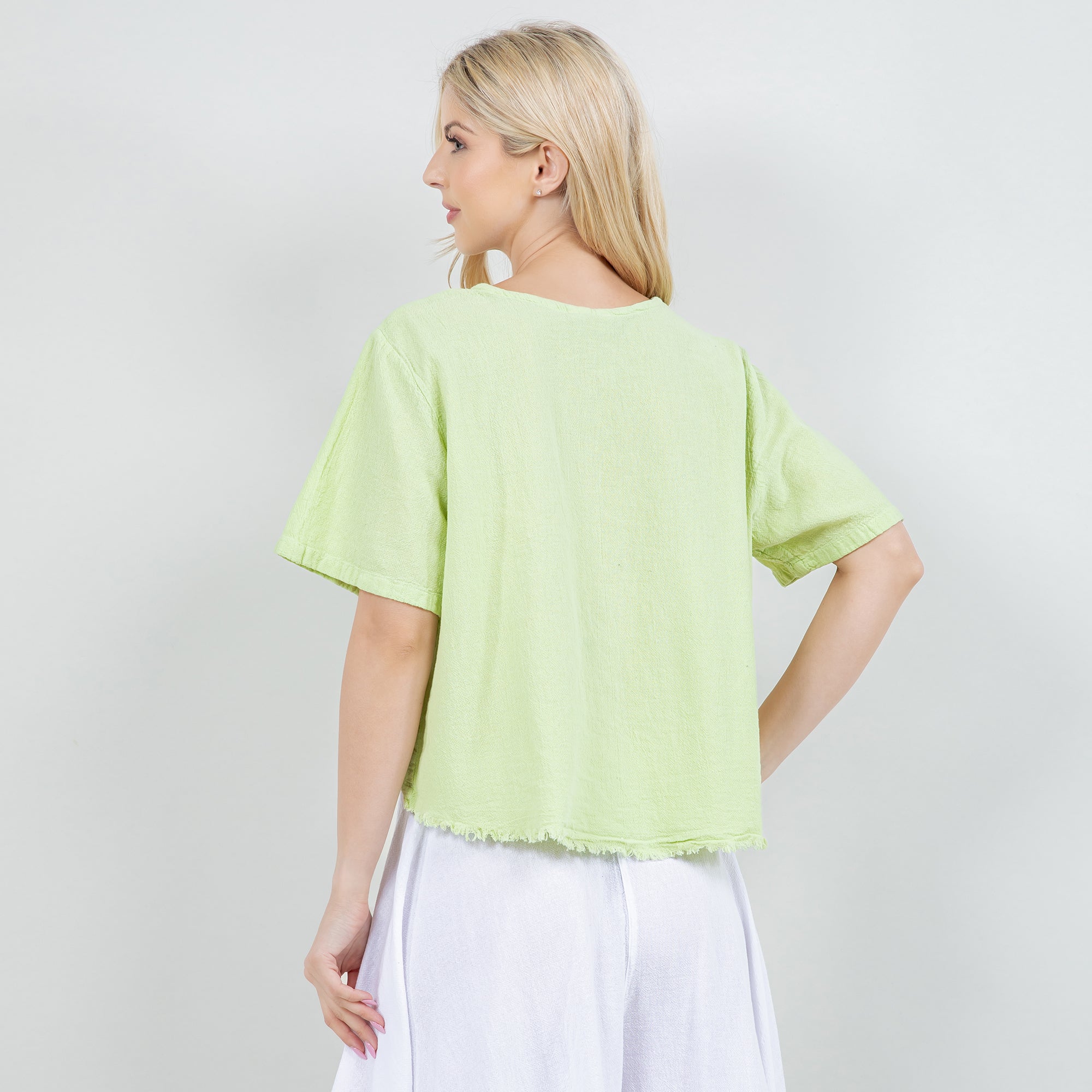 Women's 100% Cotton Gauze Heidi Top