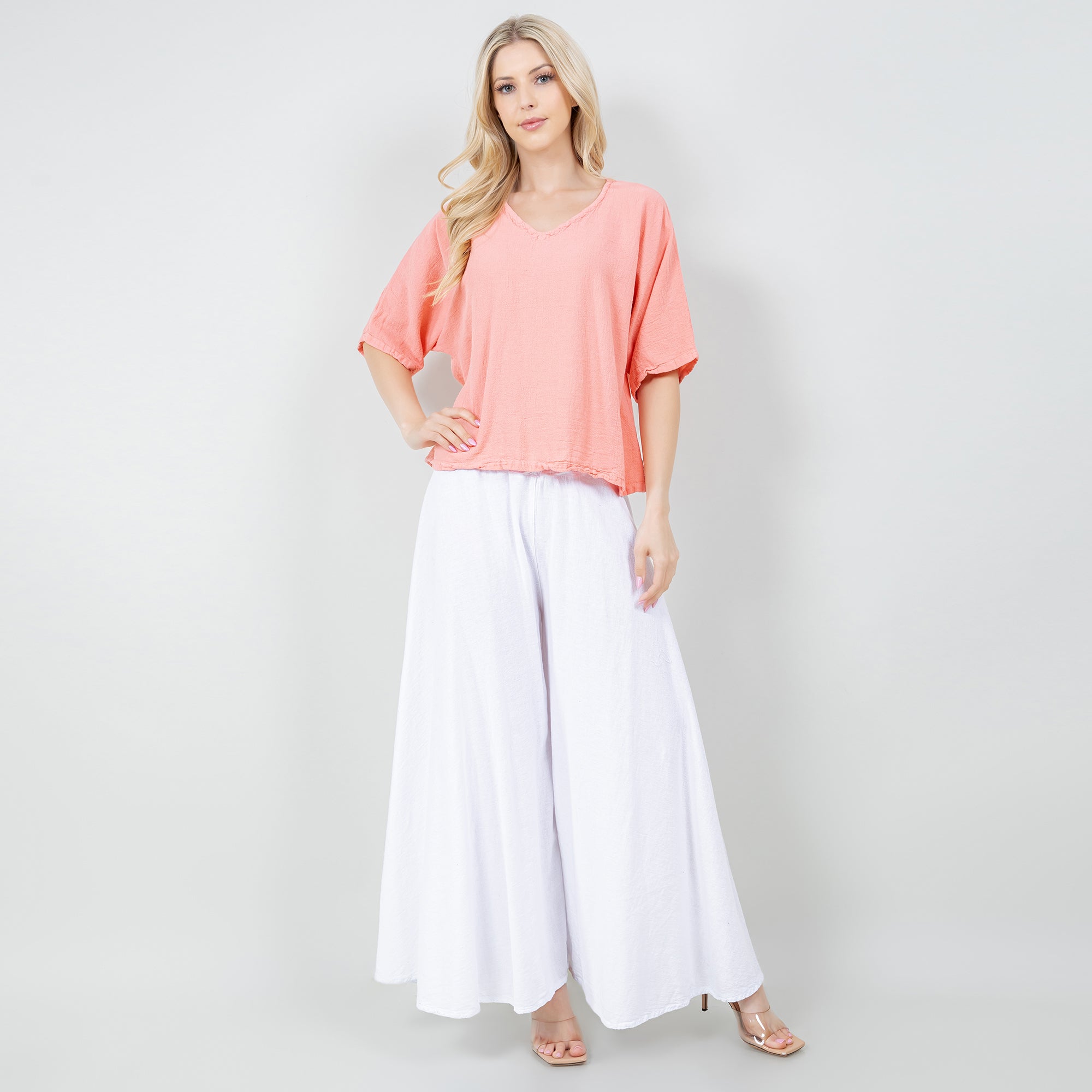 Blanche Pants - 100% Cotton Gauze