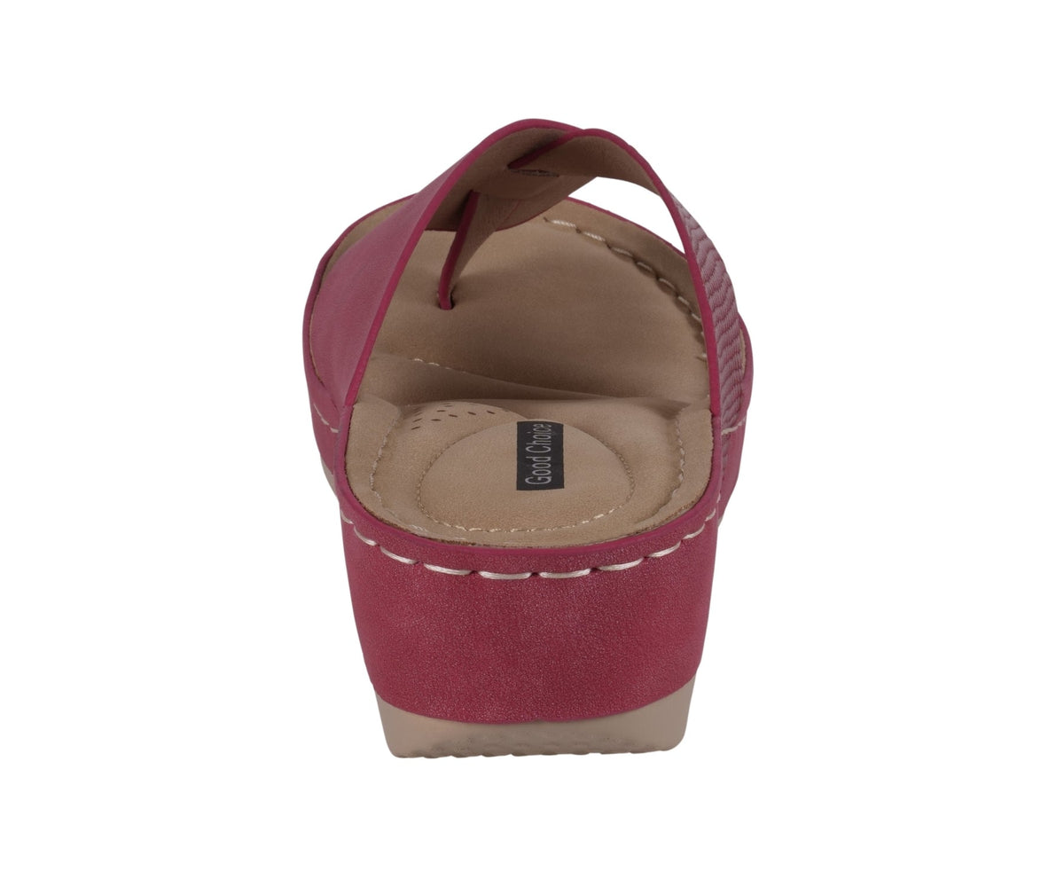 Women's Dafni Red Wedge Sandals