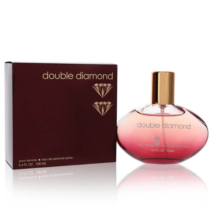 Double Diamond by Yzy Perfume Eau De Parfum Spray 3.4 oz for Women with elegant packaging and bottle