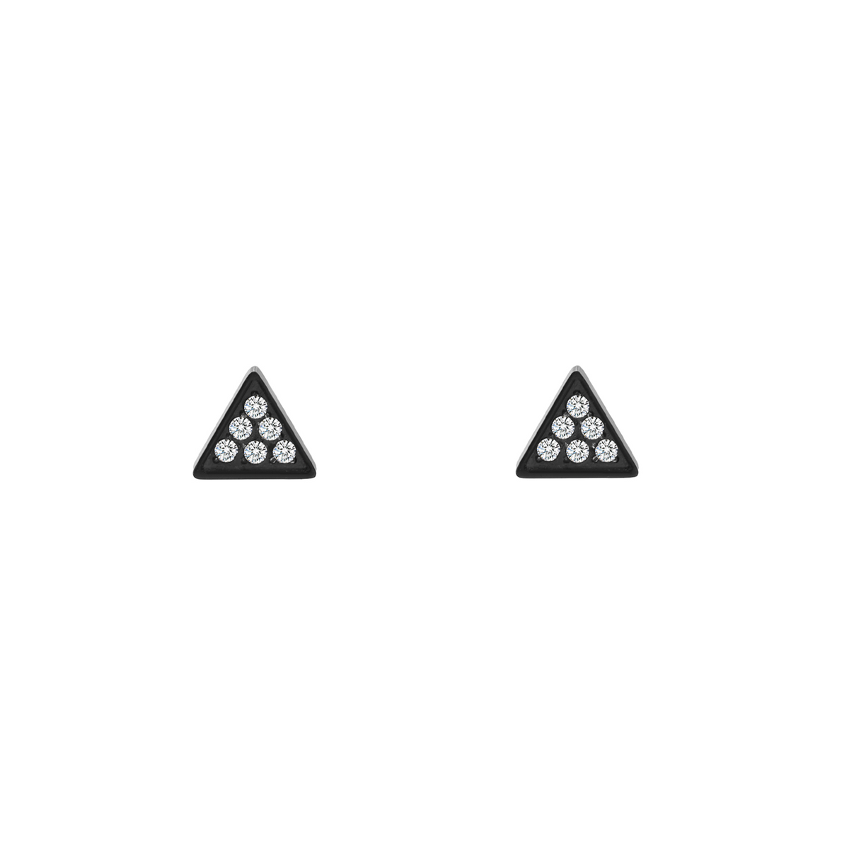 ER113BS B.Tiff Black Pavé Supera Earrings