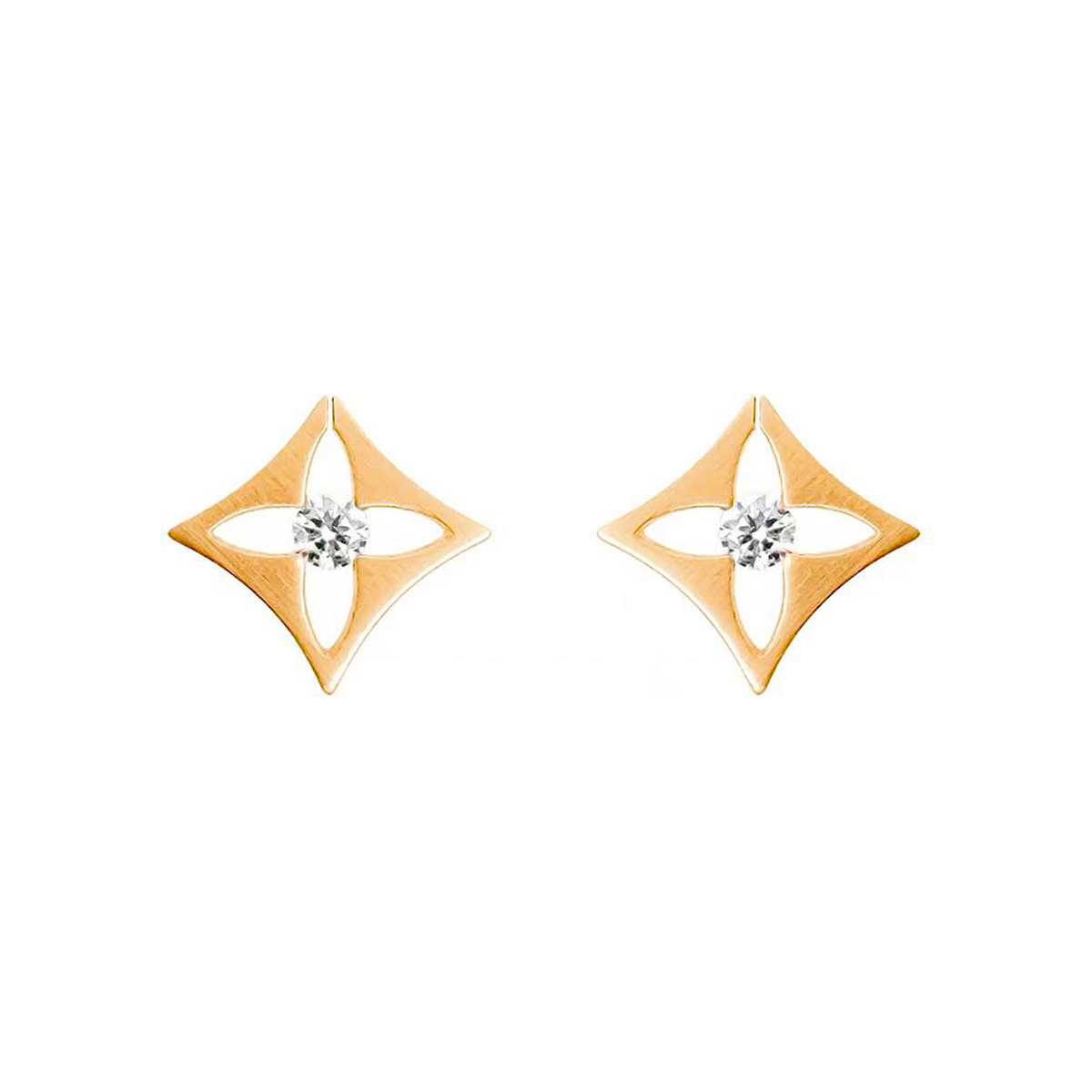ER138G B.Tiff Gold Floro Earrings