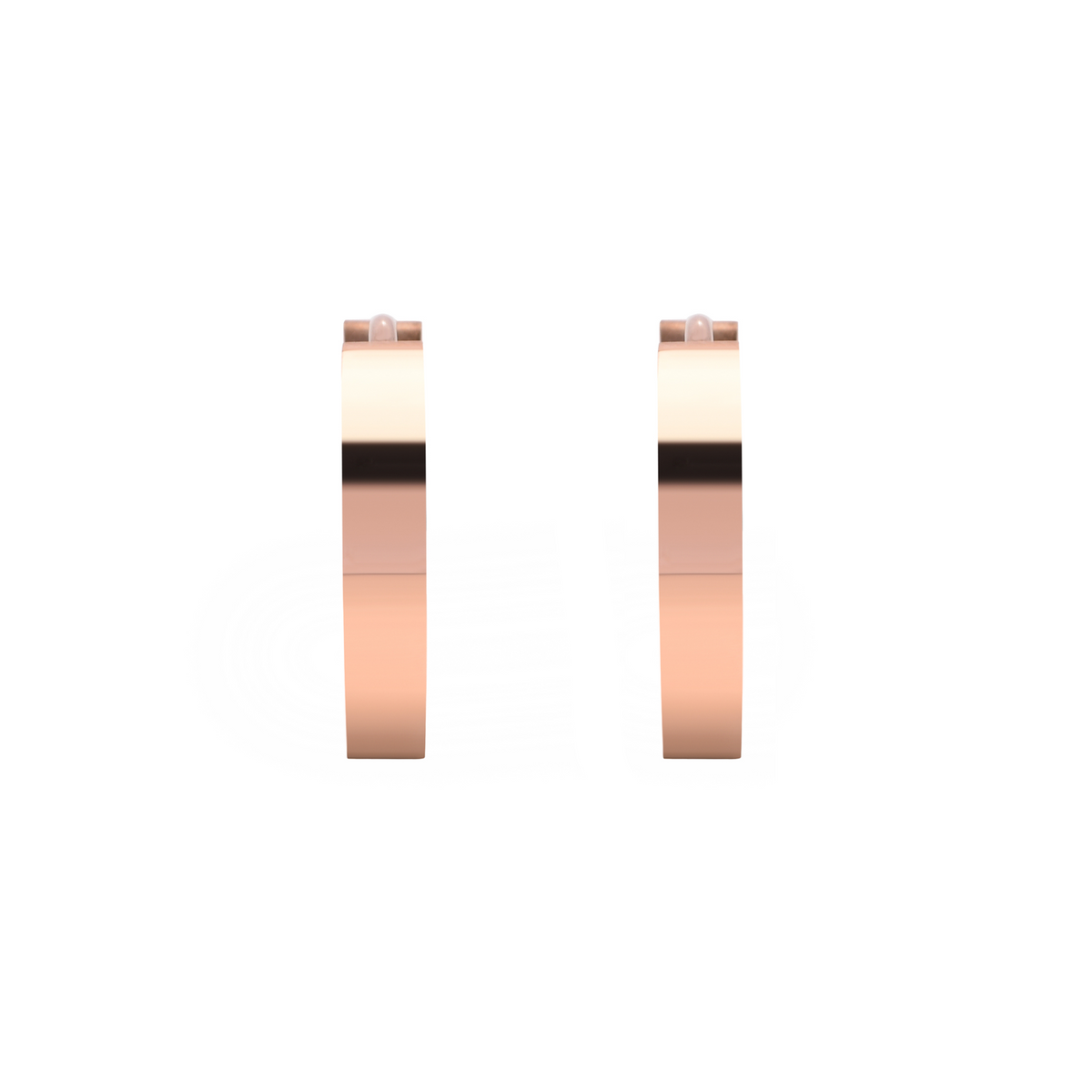 ER300RG B.Tiff Rose Gold Hoop Earrings