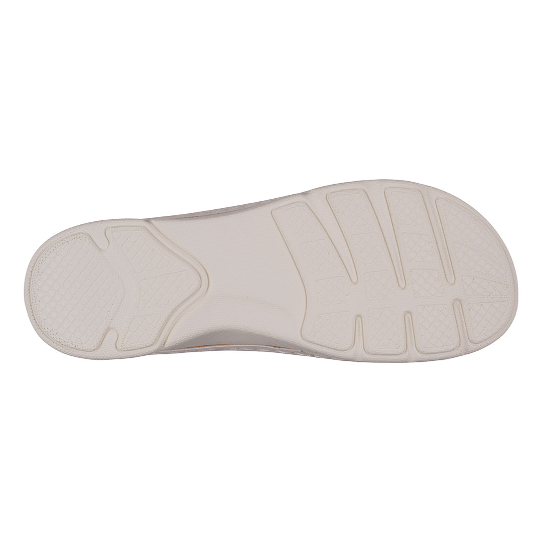 Women's Claire White Cushioned Footbed Sandals