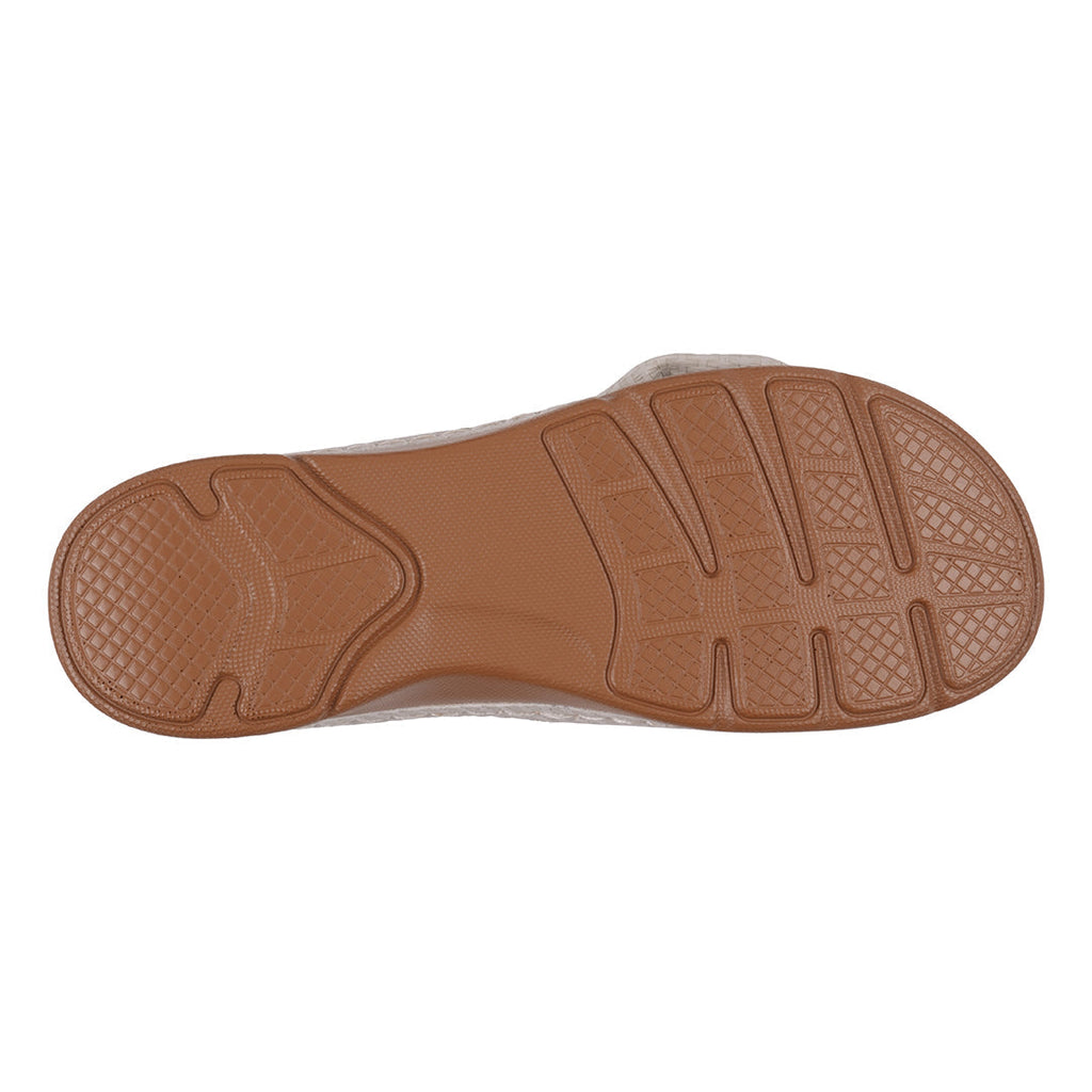 Women's Honey Grey Flat Comfort Sandals