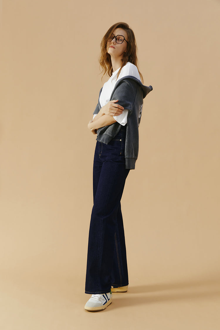Coney Island Whitefish High Rise Wide Jeans HJ007