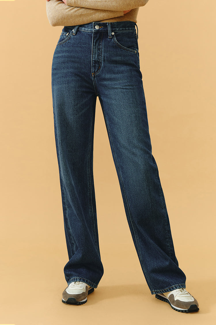 Coney Island Whitefish High Rise Wide Jeans HJ007