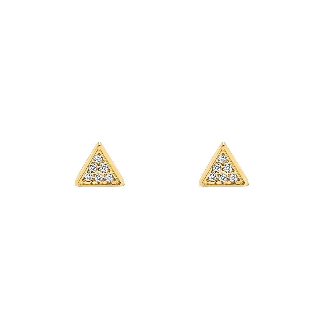 ER113GS B.Tiff Gold Pavé Supera Earrings