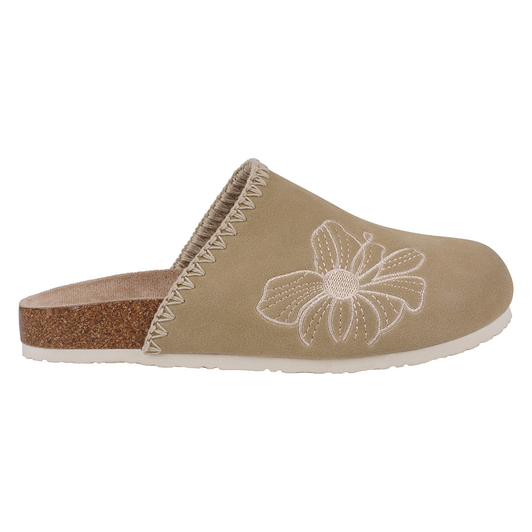 Women's Jamie Natural Slide Footbed Clogs