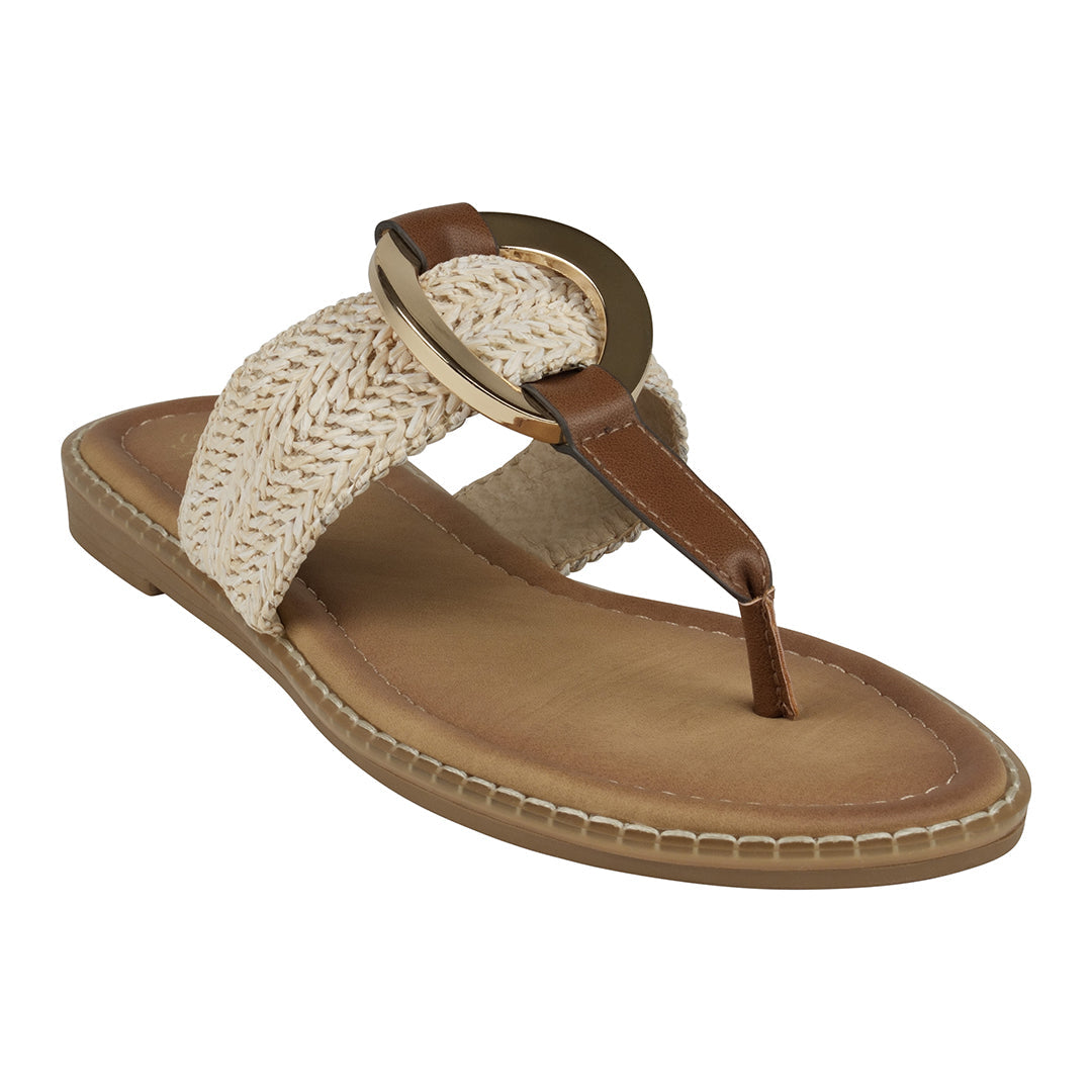 Women's Jovie Natural Thong Flat Sandals