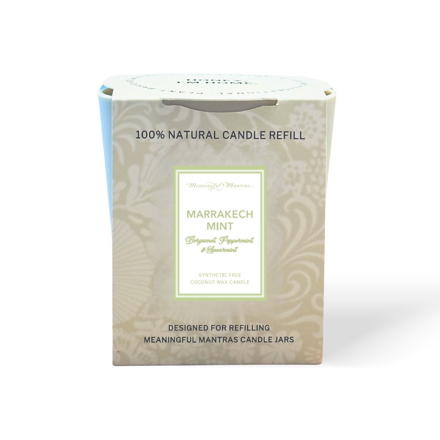 Marrakech Mint Natural Candle 8oz Kaia Collection Refill