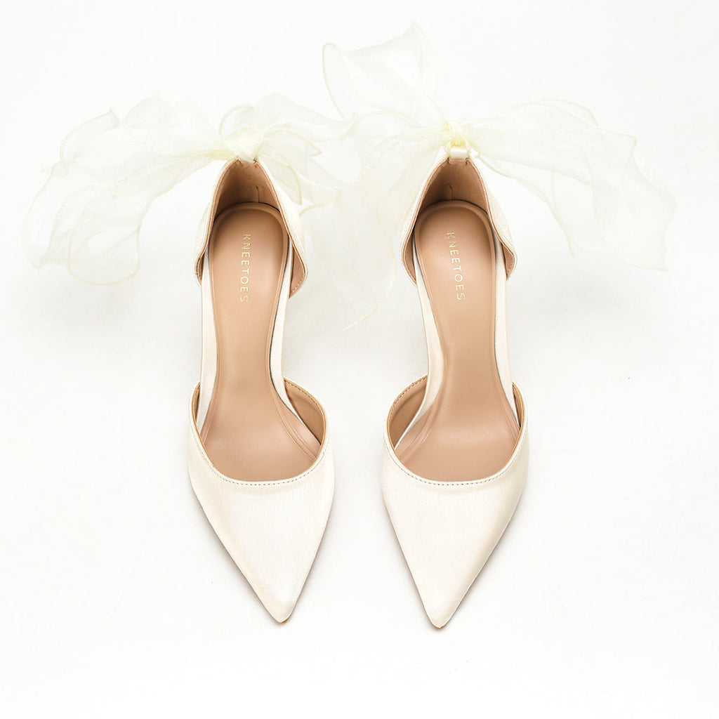 Deena - Bridal Bow Heels