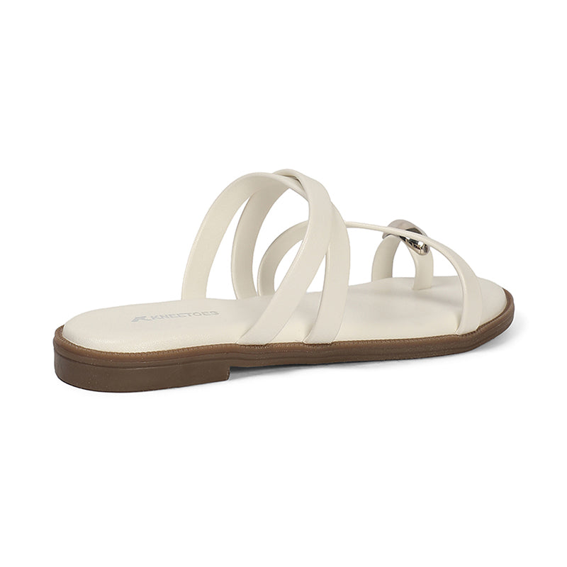 Nola - White Slip-Ons