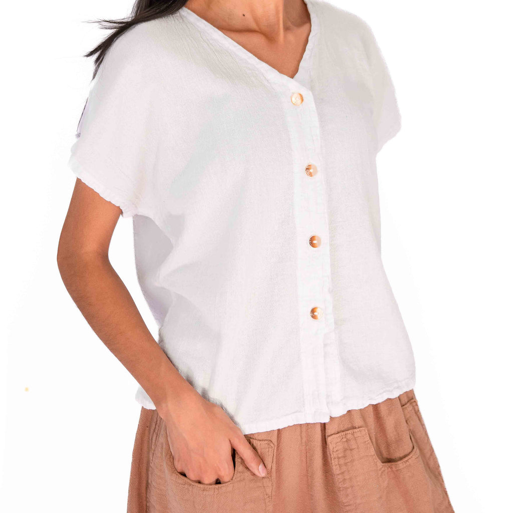 Constance Top -100% Cotton Gauze -  New Colors!