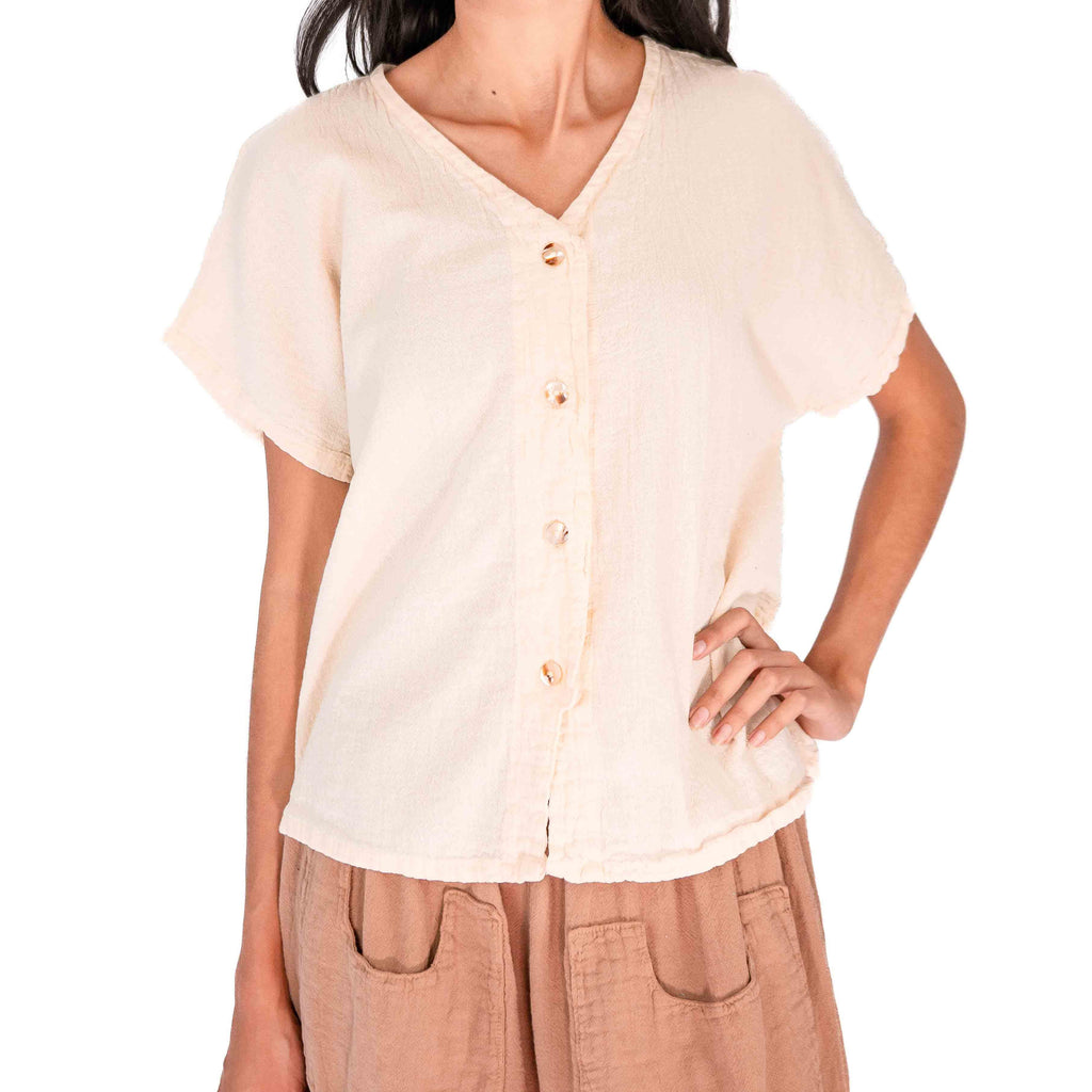 Constance Top -100% Cotton Gauze -  New Colors!