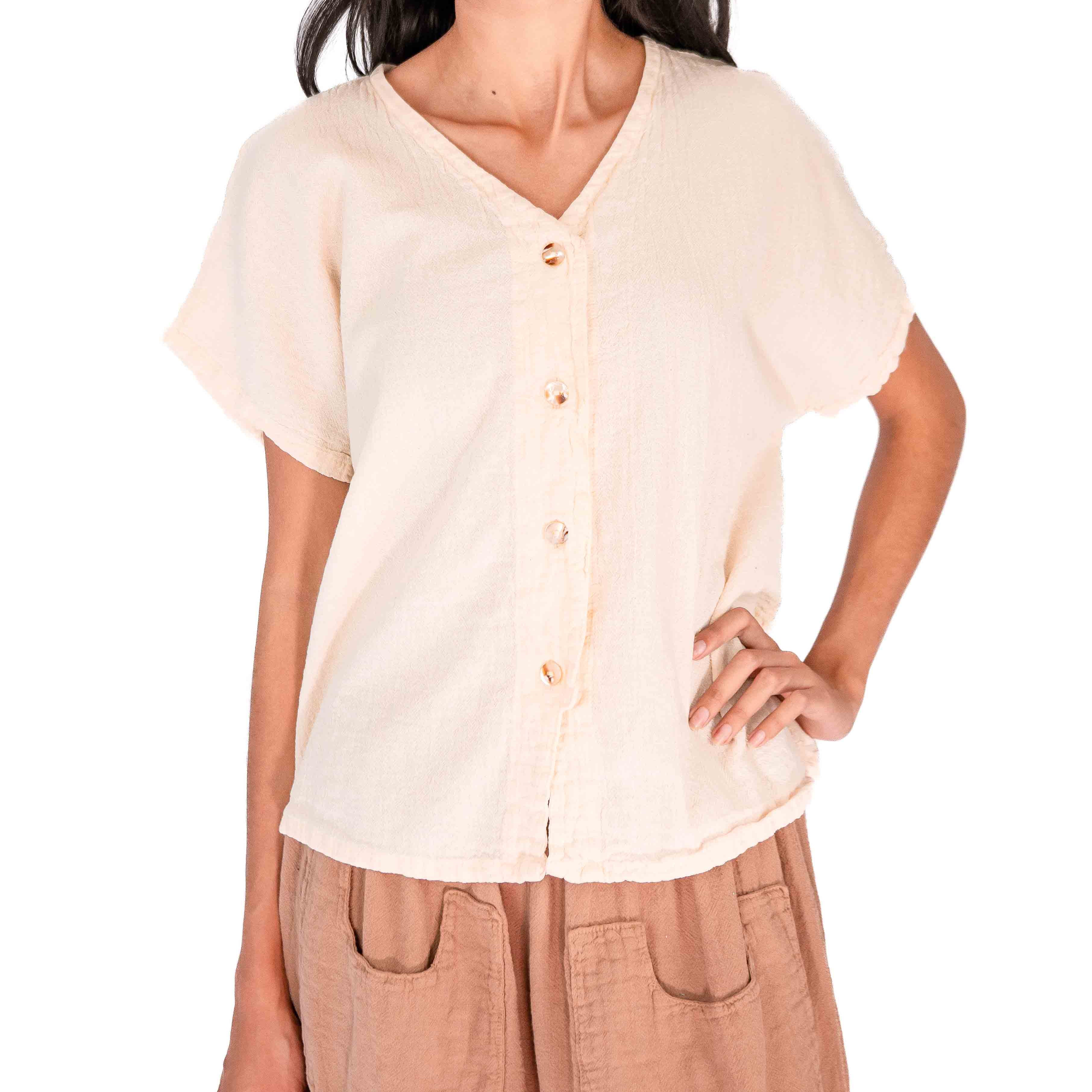 Constance Top -100% Cotton Gauze -  New Colors!