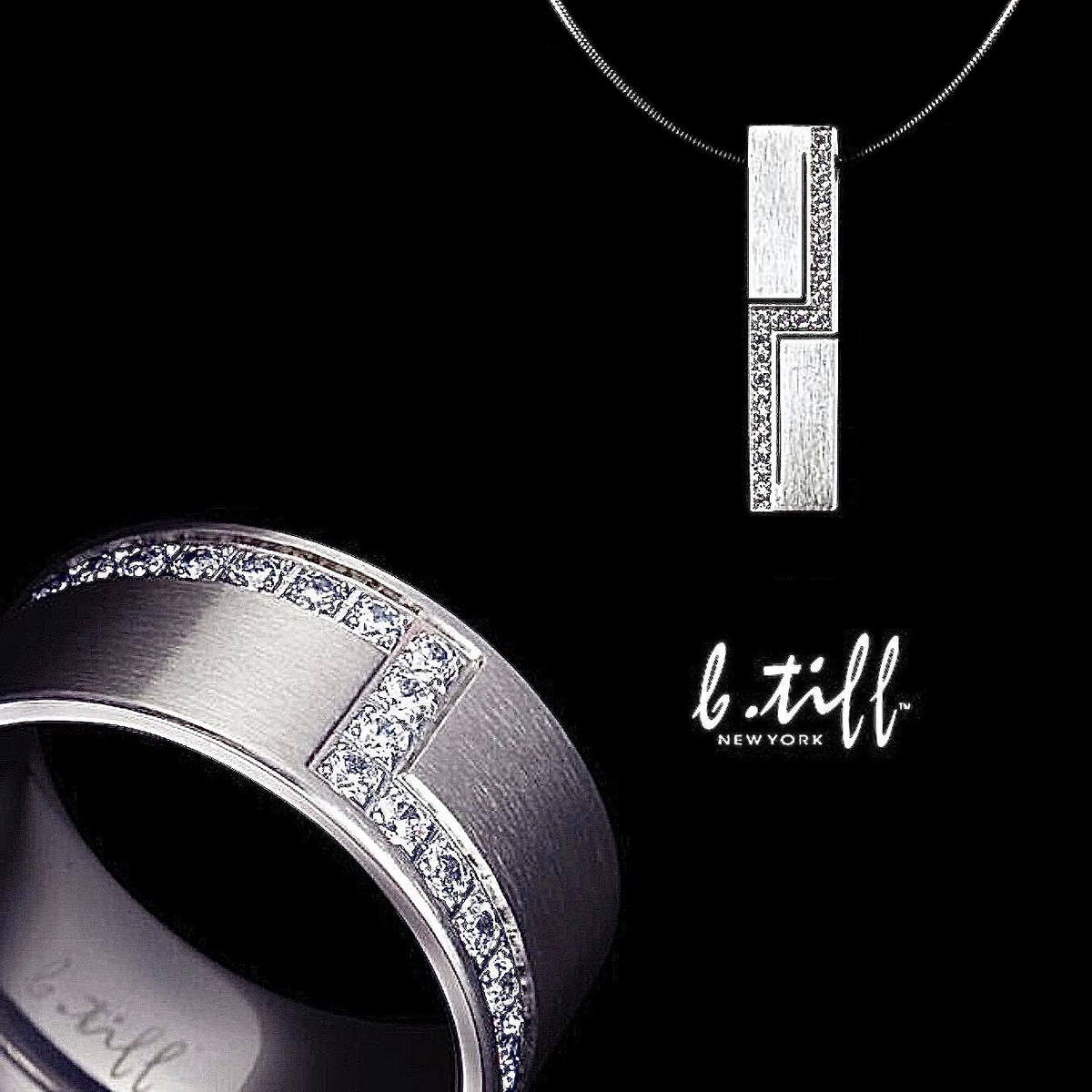 PT129W B.Tiff Cross Body Pendant