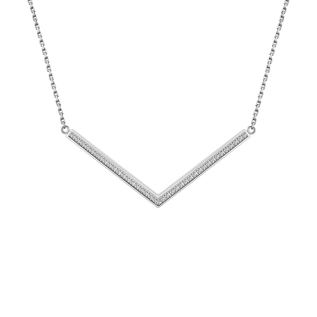 PT208W B.Tiff Pavé Viva Pendant Necklace