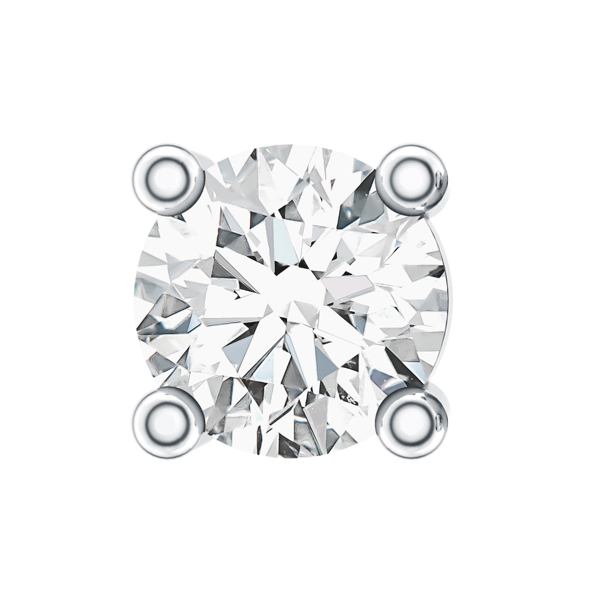 Minimalist Diamond Solitaire Tragus Earring