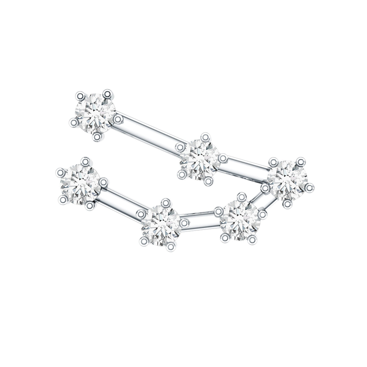 Diamond Capricorn Constellation Helix Piercing Earring