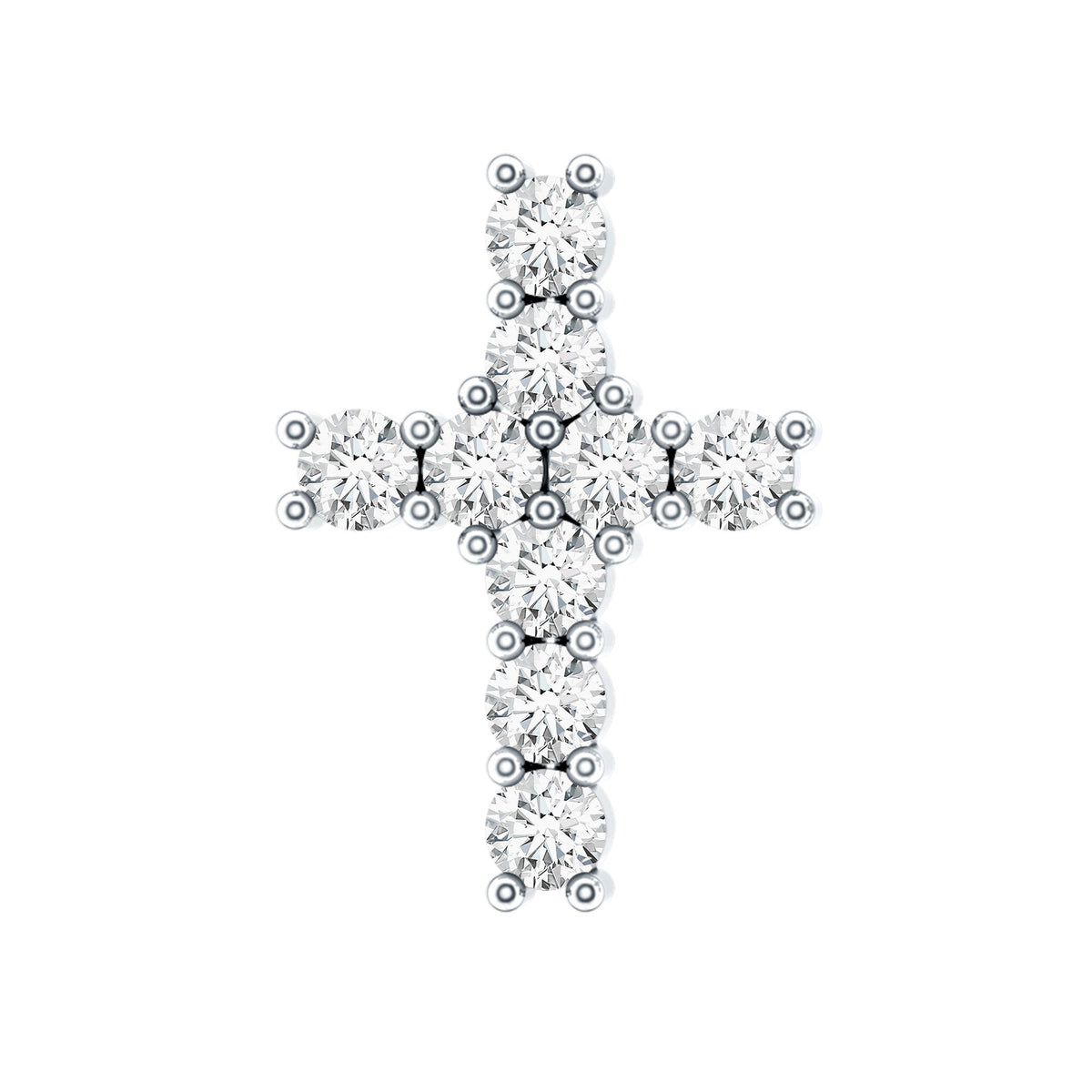 Minimalist Diamond Cross Cartilage Earring
