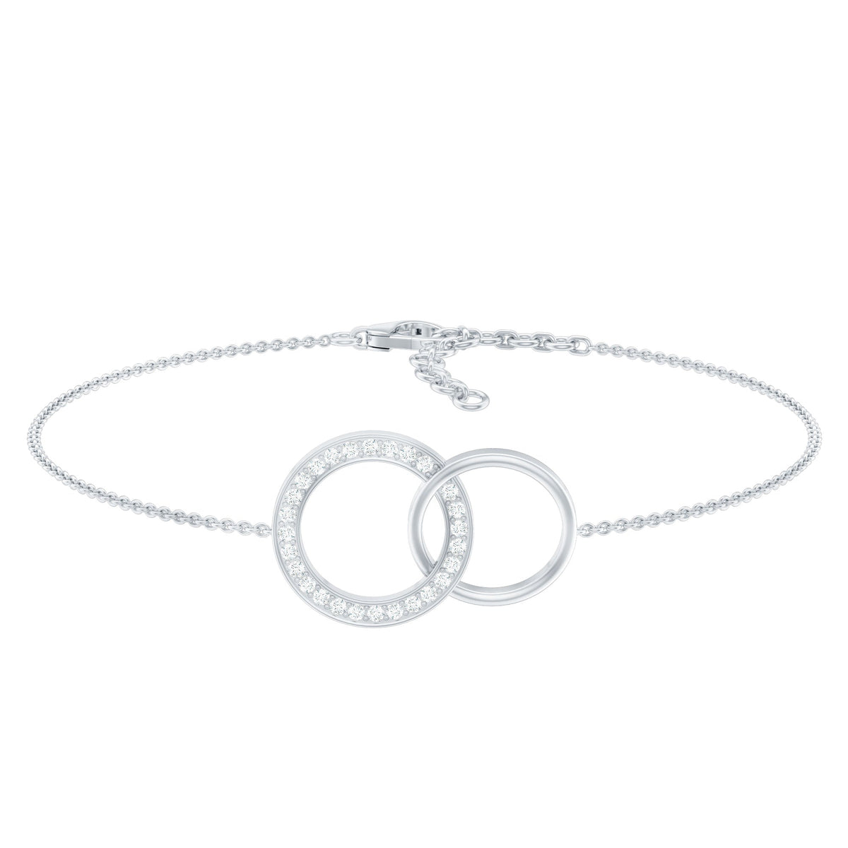 Diamond Eternity Chain Bracelet For Women