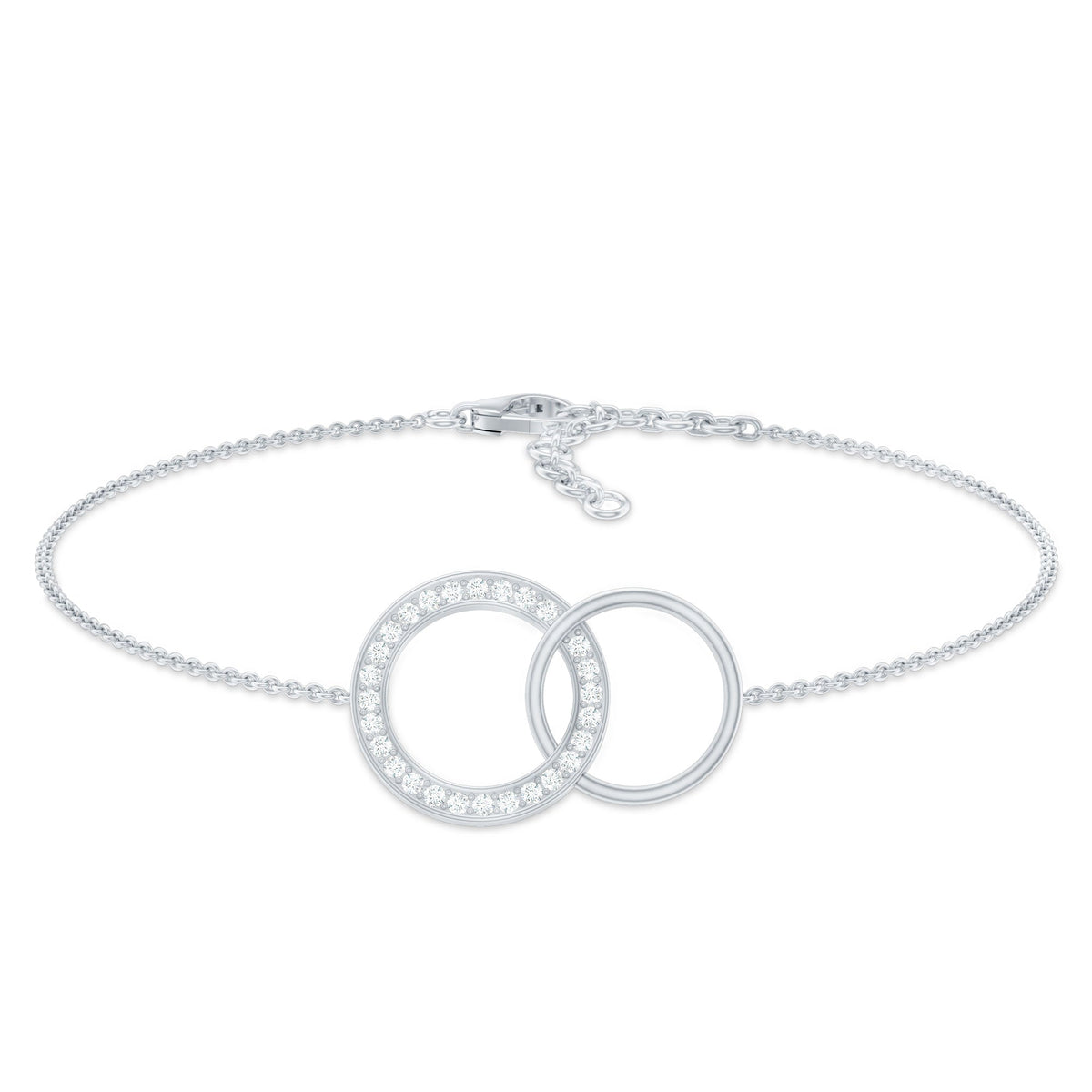 Diamond Eternity Chain Bracelet For Women