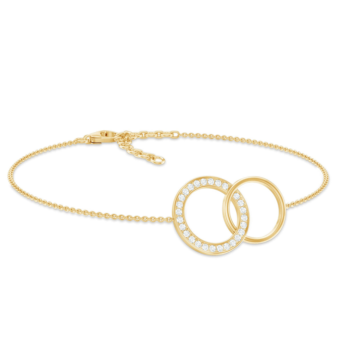 Diamond Eternity Chain Bracelet For Women