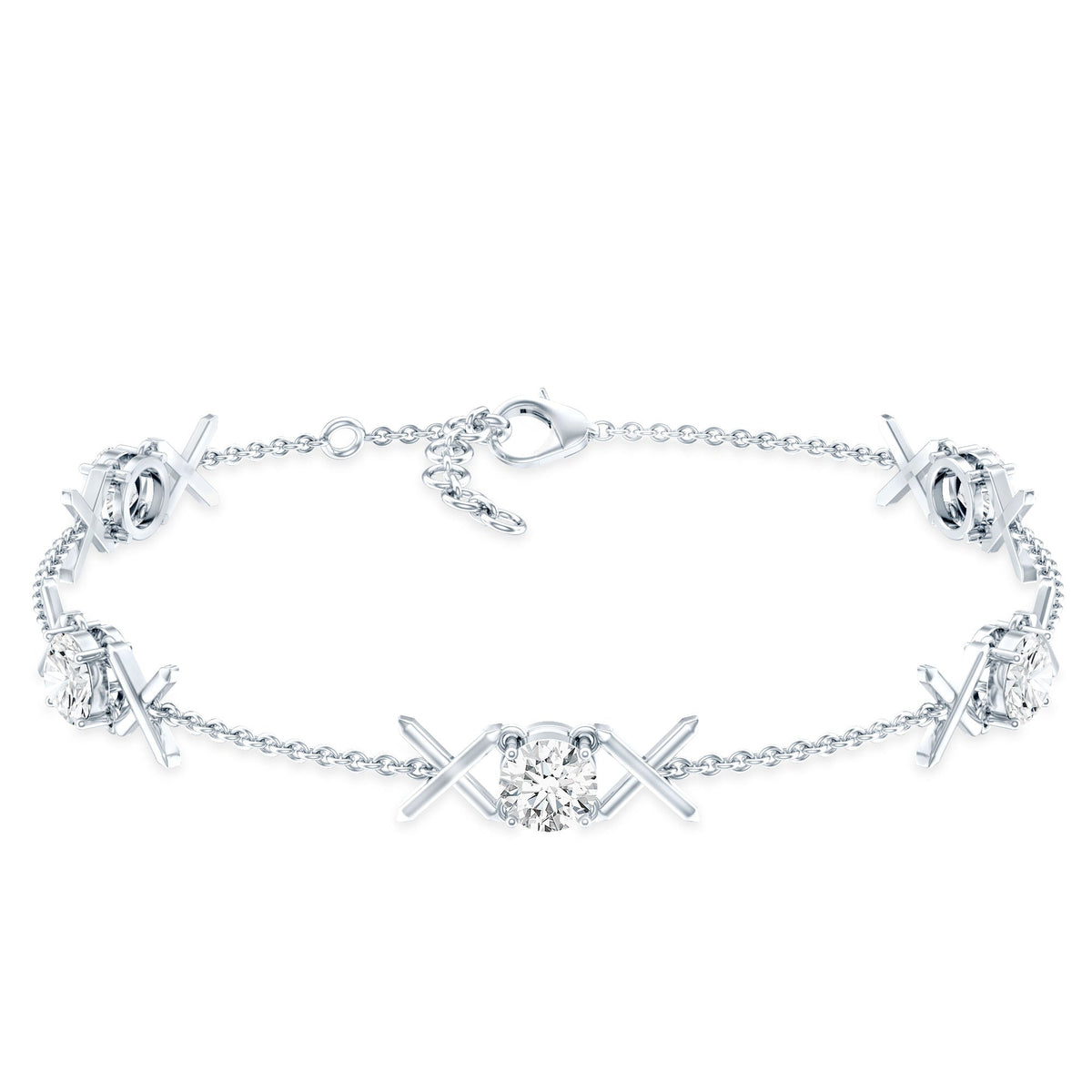 Certified Lab Grown Diamond Bridal Bracelet