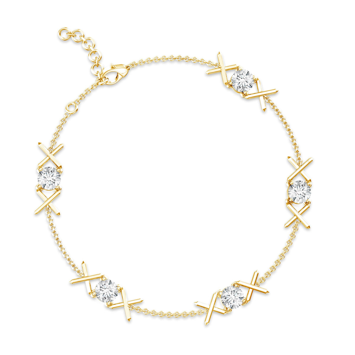 Certified Lab Grown Diamond Bridal Bracelet
