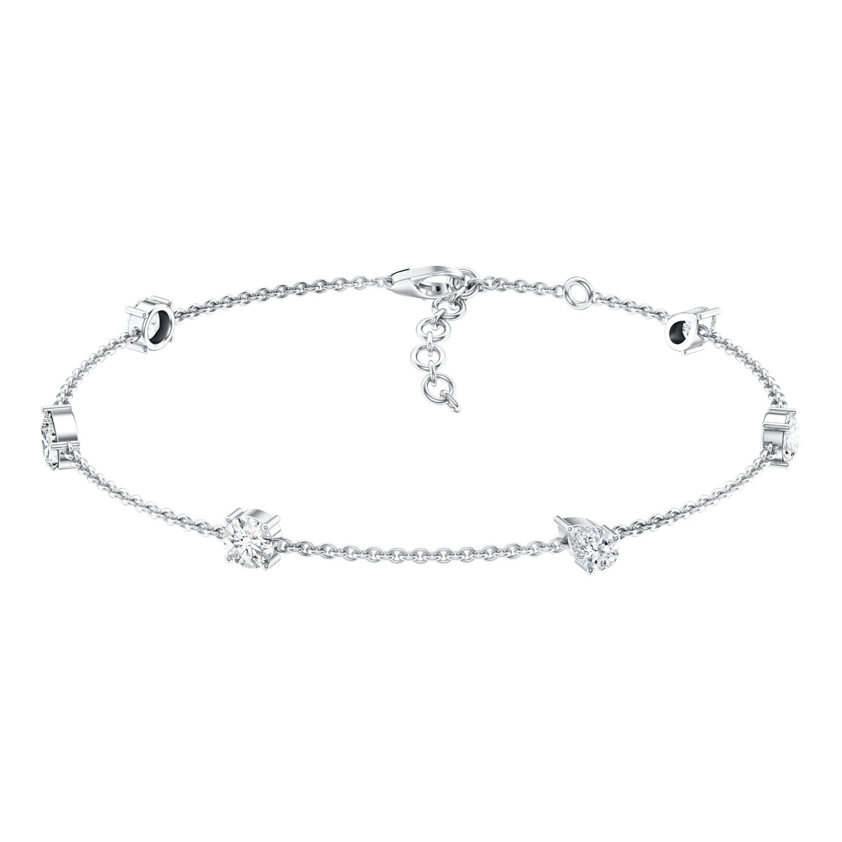 Certified Lab Grown Diamond Stackable Chain Bracelet