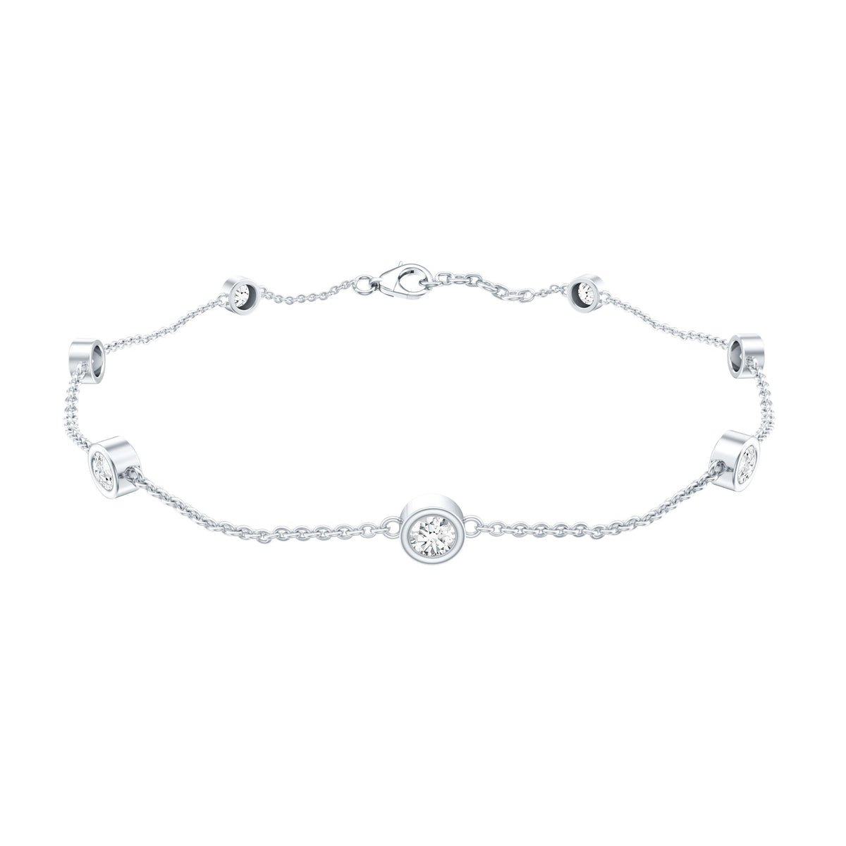 Lab Grown Diamond Chain Bracelet for Women