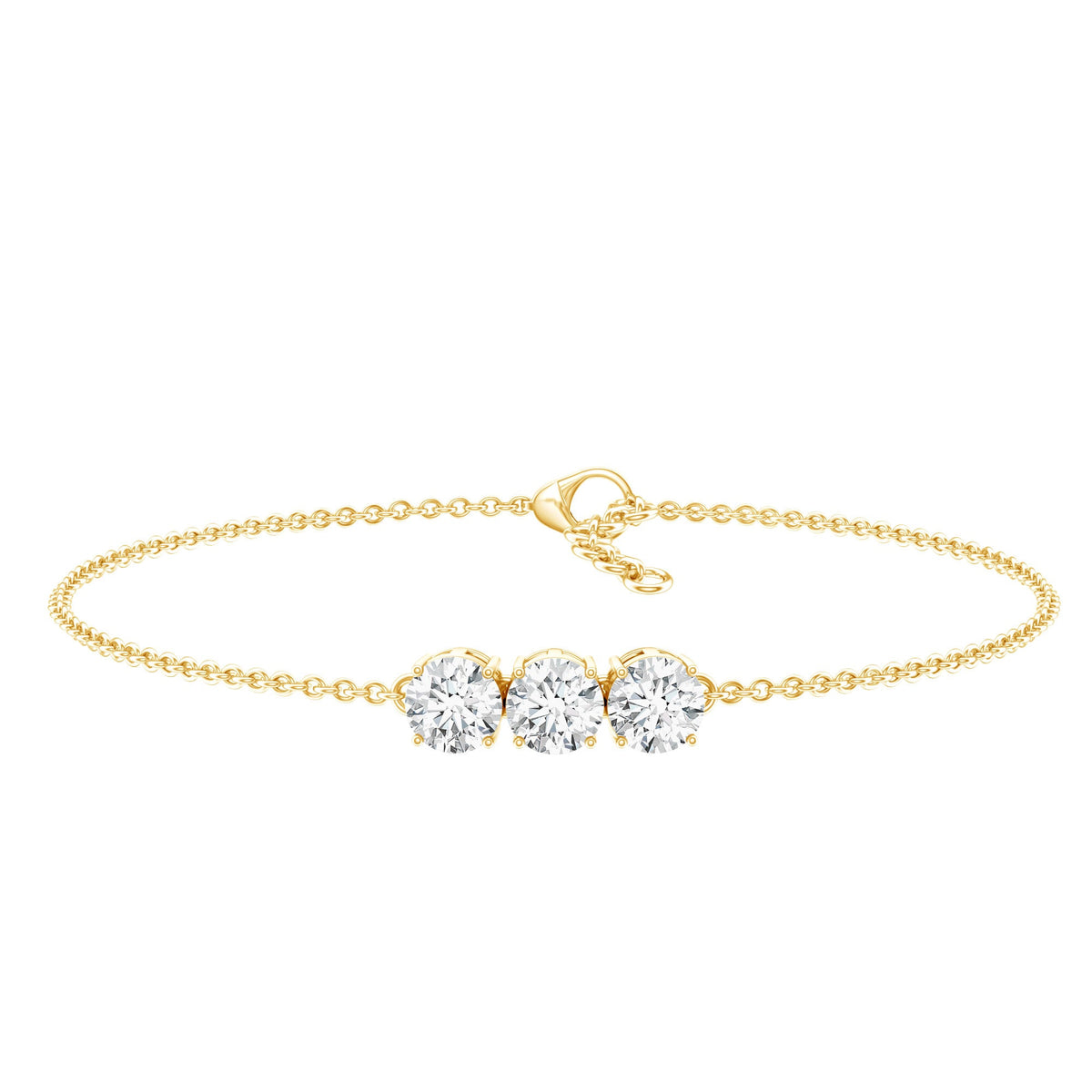 Certified 5 MM Lab Grown Diamond Bracelet for Women