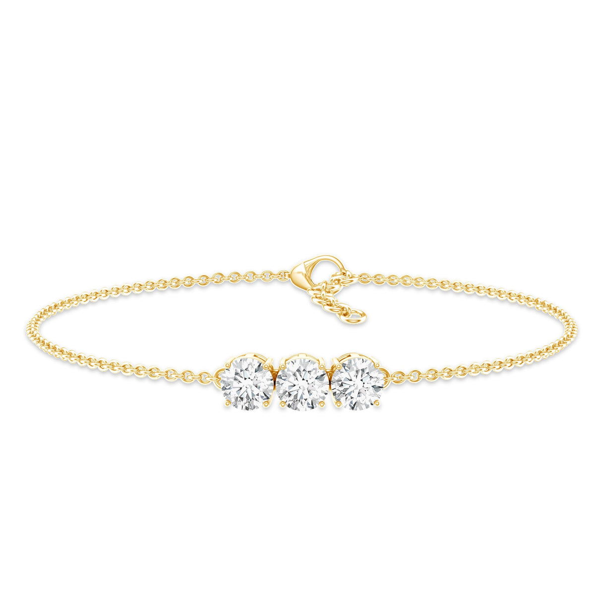 Certified 5 MM Lab Grown Diamond Bracelet for Women