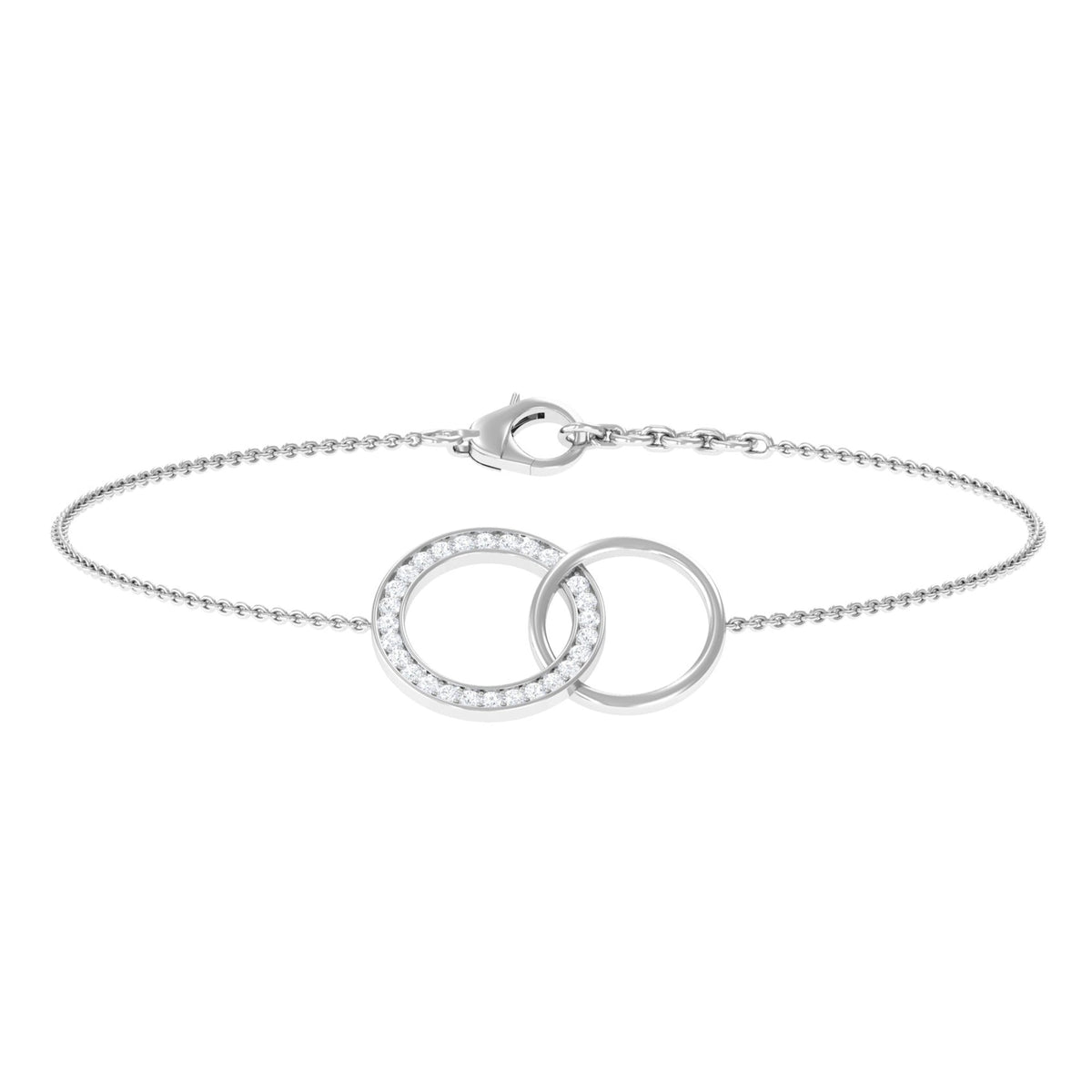 Diamond Eternity Chain Bracelet For Women