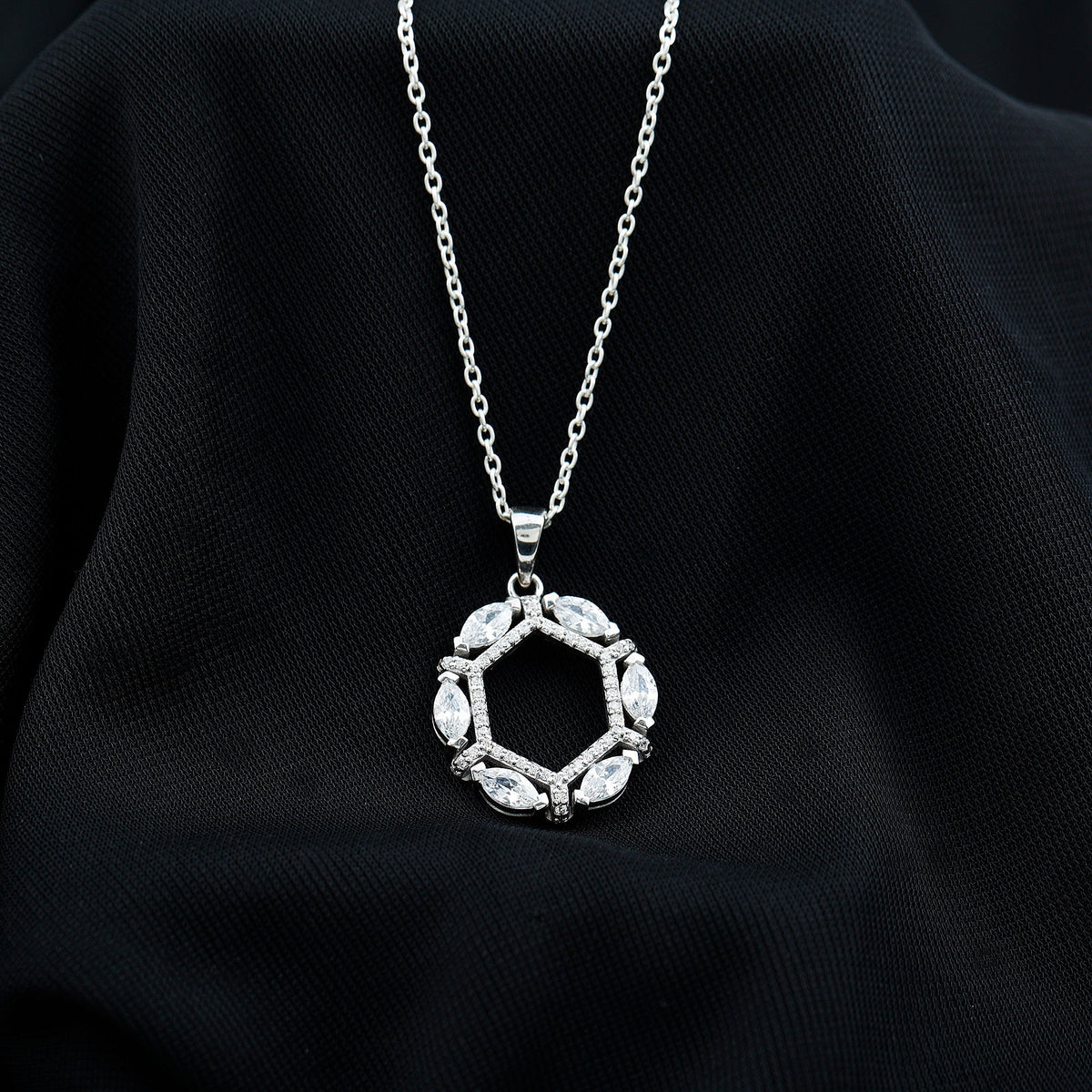 Vintage Style Lab Grown Diamond Wedding Designer Pendant