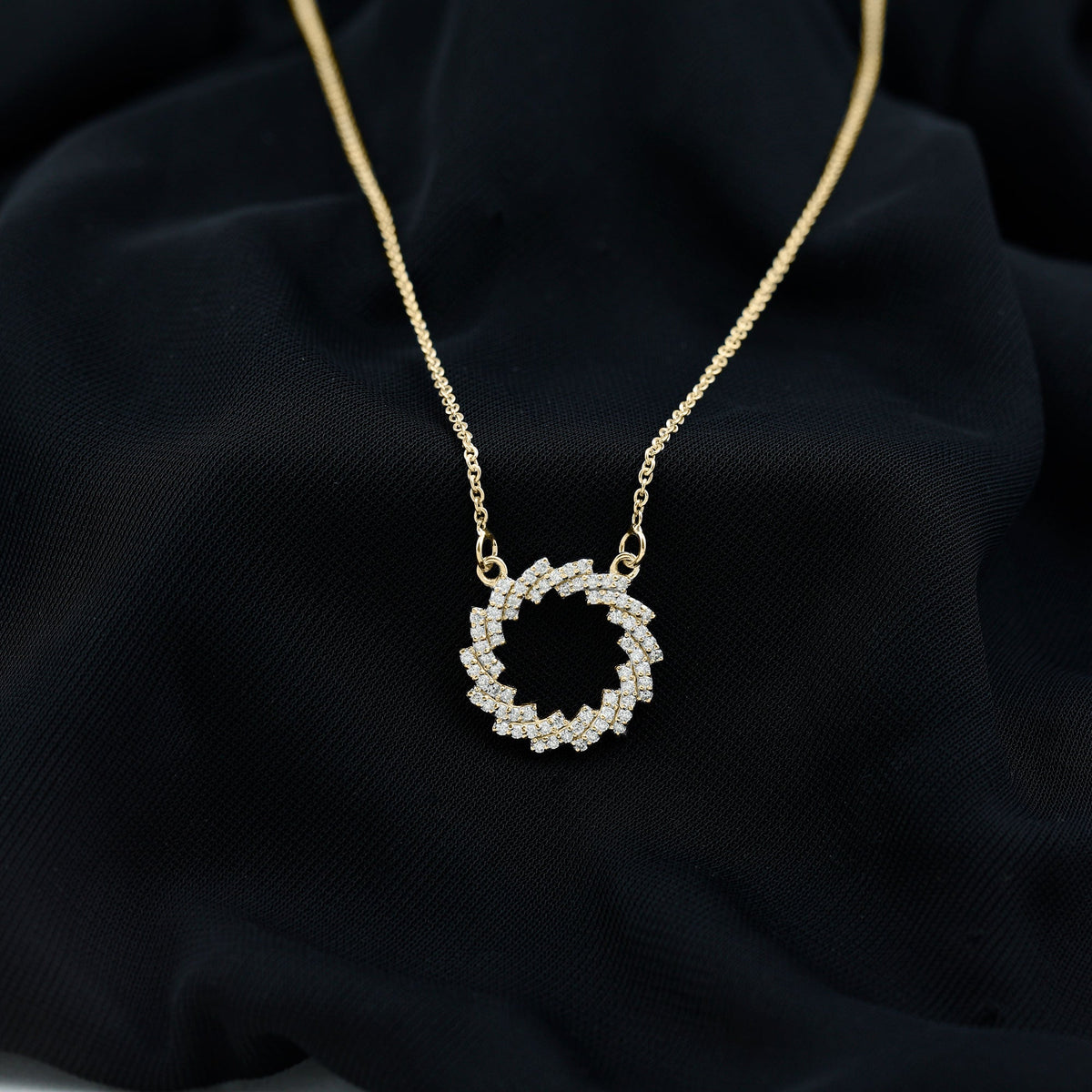 Lab Grown Diamond Designer Eternity Necklace
