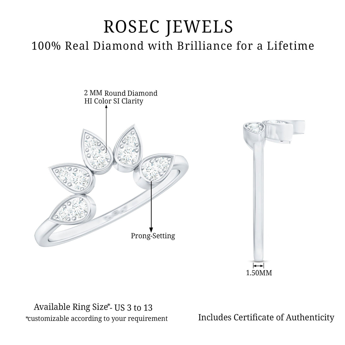 Certified Diamond Engagement Ring Enhancer