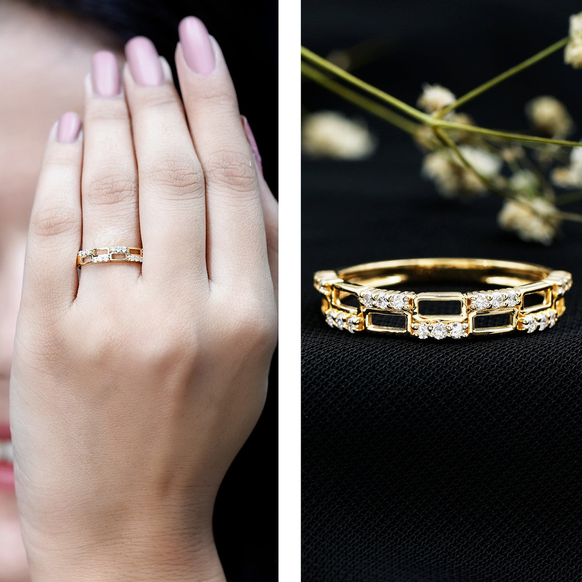 Certified Lab Grown Diamond Wedding Anniversary Ring For Women