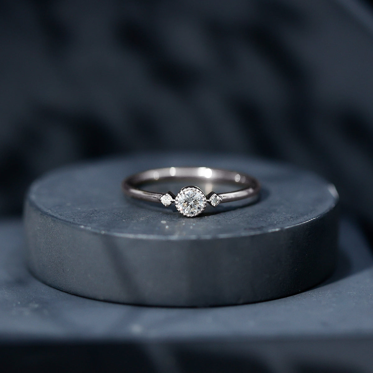 Certified Lab Grown Diamond Solitaire Promise Ring