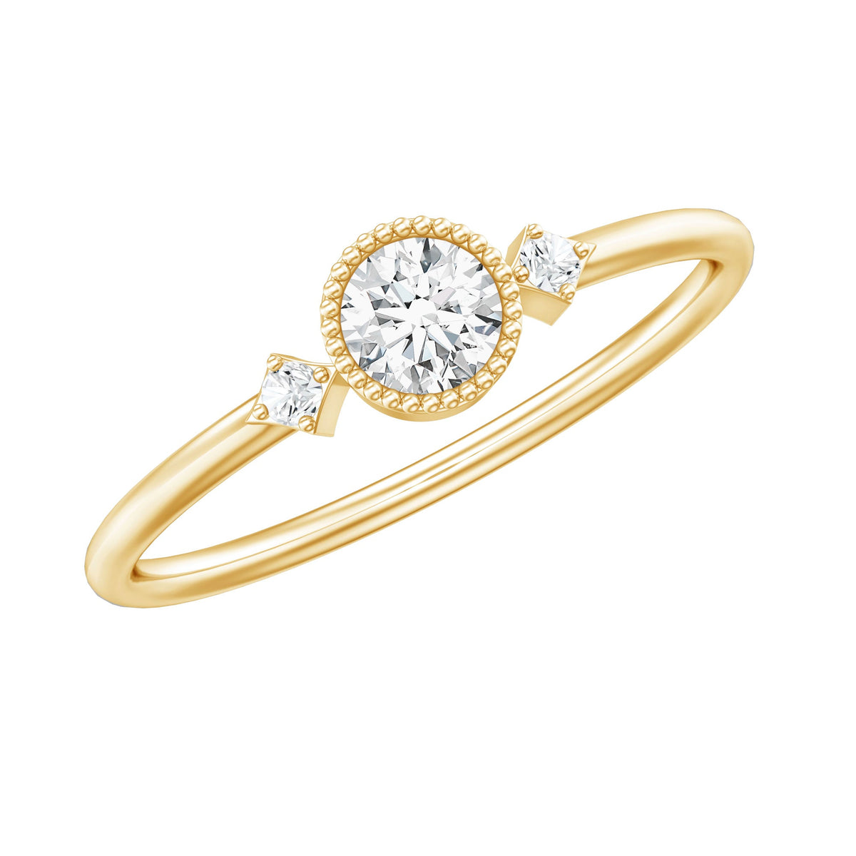 Certified Lab Grown Diamond Solitaire Promise Ring
