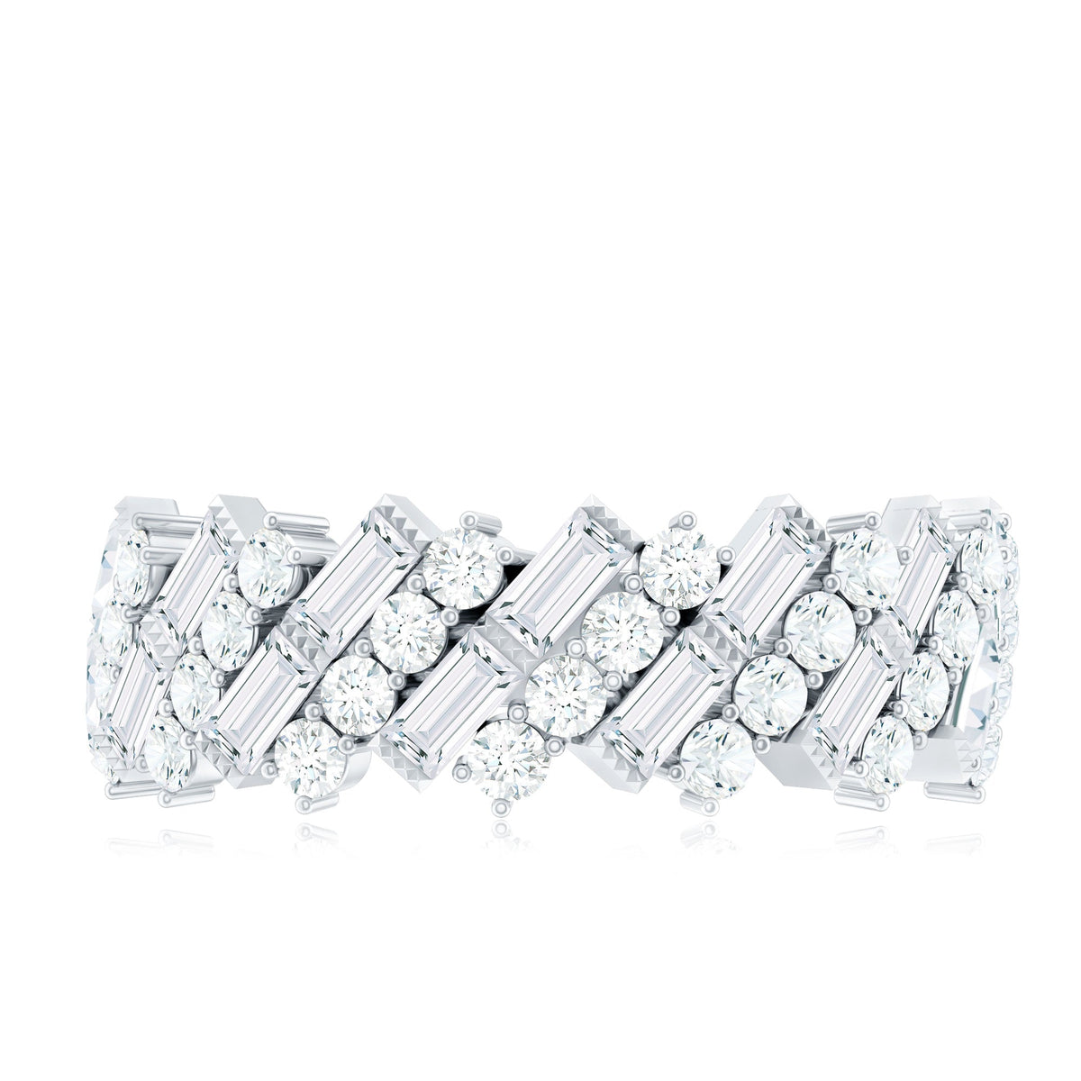 Natural Diamond Wedding Band for Women
