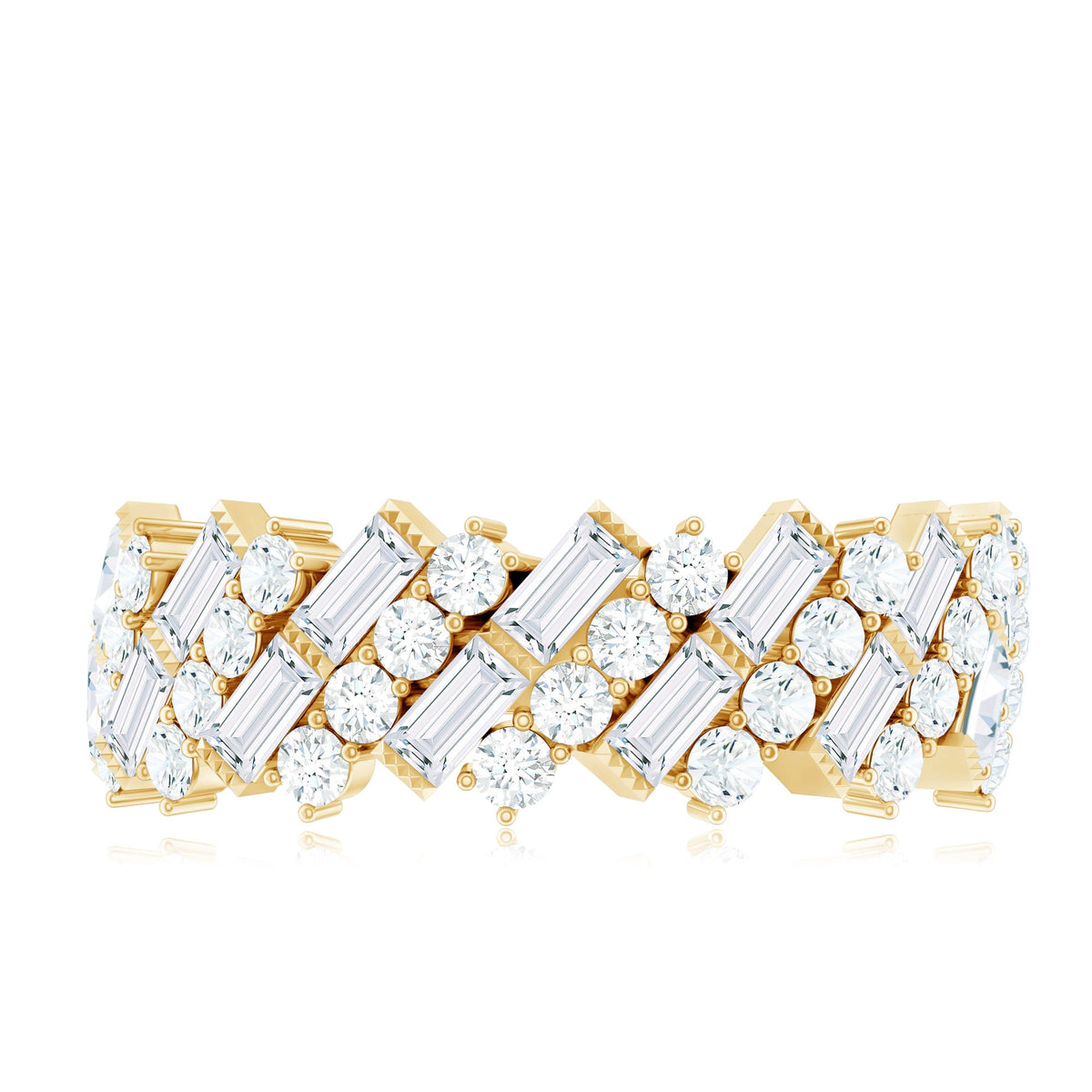 Natural Diamond Wedding Band for Women