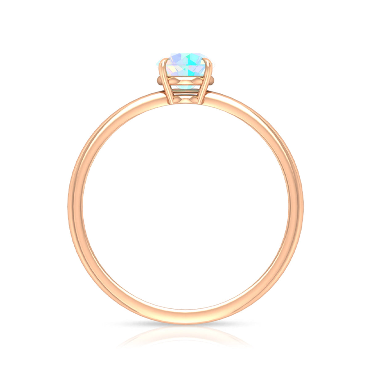 Certified Real Ethiopian Opal October Birthstone Ring