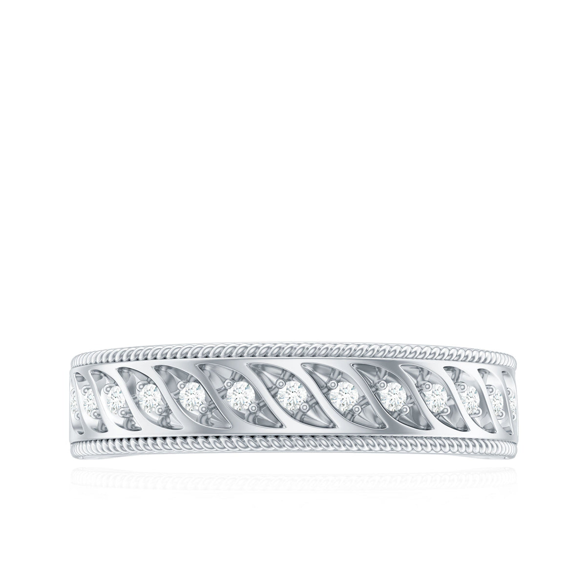 Designer Diamond Wedding Band Ring for Women