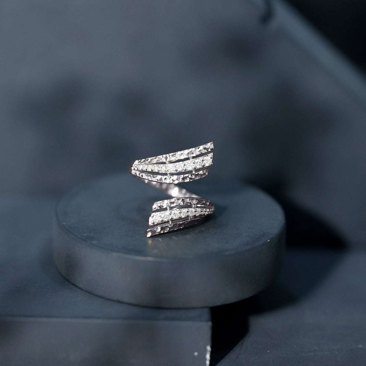 Certified Diamond Statement Ring in Prong Setting