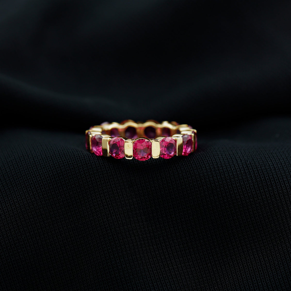 Bar Set Lab Created Ruby Full Eternity Ring