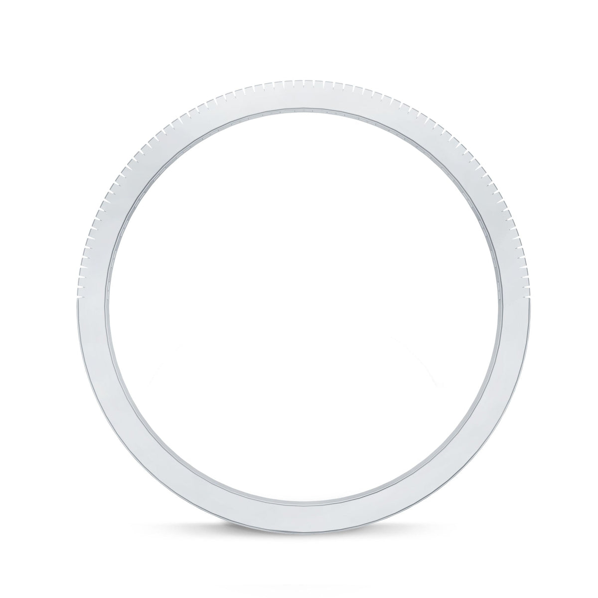 Natural Blue Sapphire Half Eternity Ring in Channel Set