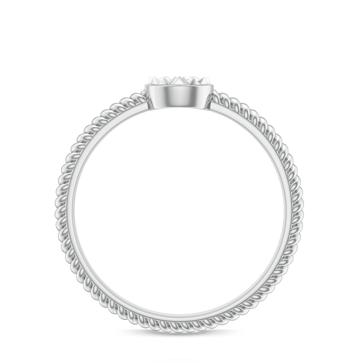 Illusion Set Diamond Promise Ring