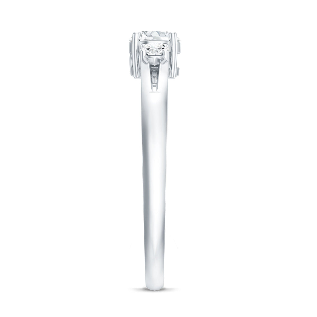 Certified Lab Created Diamond Promise Commitment Ring for Her